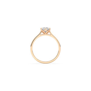 Bague de fiançailles pour femme REYES HPHT CVD, diamant de laboratoire cultivé en or massif 14 carats, taille princesse, minimaliste, certifiée IGI, bijoux fins - Product Image 6
