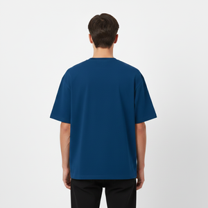 T-shirts unisexes amples et surdimensionnés en coton 100% 305 g/m² avec logo personnalisé OEM imprimé, style streetwear pour hommes, t-shirts graphiques pour hommes - Product Image 4