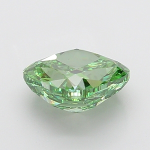 Diamant de laboratoire vert vif fantaisie modifié taille coussin, certifié IGI, 4,06 carats, clarté VS2, polissage excellent, pierre précieuse non montée - Product Image 5