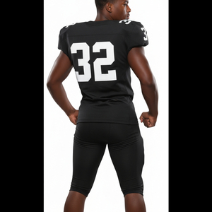 2026 Vente en gros Maillot et short d'entraînement de football américain à manches courtes, respirant, à séchage rapide, personnalisable, en polyester, pour sublimation - Product Image 2