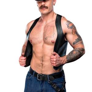 Disfraz Sexy para Hombre, Piel Sintética Ecológica, Talla Grande, Ajustable, Accesorio para Ropa de Club - Product Image 3