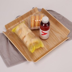 Wooden <b>Tray</b> Bread Plate Buffet Plate <b>Baking</b> Hotel <b>Tray</b> - Product Image 5