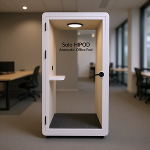 Cabines de bureau acoustiques modulaires Solo HIPOD pour une meilleure insonorisation et un confort amélioré de l'espace de travail - Product Image 3