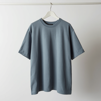 Camiseta Básica de Manga Corta para Hombre, de Spandex/Poliéster, Antiarrugas, con Estampado y Bolsillo, Casual, Suave y Transpirable, OEM