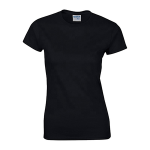 Camisetas de punto de algodón con cuello redondo para mujer, estilo casual de negocios, elegante y moderno, para verano 2026, con patrón liso, estilo urbano. - Product Image 6