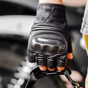 Fabrication directe en usine Styles personnalisés Gants de moto de qualité professionnelle en cuir de chèvre totalement personnalisables Sports de plein air - Product Image 3