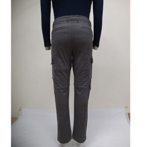 Pantalones Cargo Largos de Sarga para Hombre de Alta Calidad con Tela de Algodón Transpirable y Bolsillos Funcionales para un Uso Diario Cómodo - Product Image 3