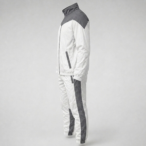 Ensemble de jogging complet pour homme, personnalisé, décontracté, uni, léger, écologique, imperméable, coupe-vent, respirant et anti-transpiration - Product Image 3