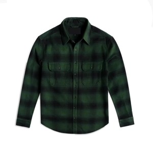 Chemise en flanelle 100 % coton pour homme, motif écossais classique, chaude et respirante, idéale pour l'automne et l'hiver – Vêtements masculins classiques en gros - Product Image 1