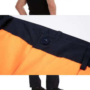 Pantalones de Trabajo Reflectantes de Alta Visibilidad para Seguridad Vial, Color Amarillo, Precio al por Mayor - Product Image 6