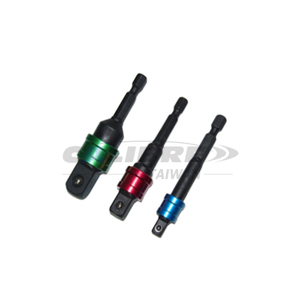 ชุดอะแดปเตอร์ขันน็อตแบบล็อคสีรหัสสัญลักษณ์ ขนาด 1/4", 3/8" และ 1/2" ยี่ห้อ TAIWAN CALIBRE 3 ชิ้น - Product Image 1