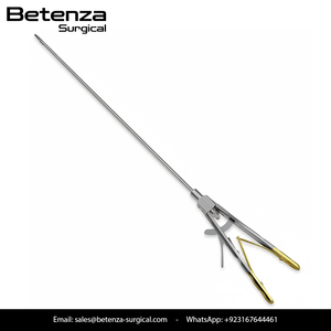 Pinza Quirúrgica Endoscópica Profesional para Laparoscopia, Portaagujas de Punta Recta 5×330mm - Product Image 2