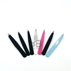 Pinzas de Precisión para Cejas con Logotipo Personalizado, Diseño Multicolor, Pinzas de Acero Inoxidable, Estilo Moderno - Product Image 4