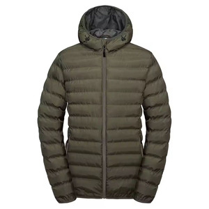 Blouson d'hiver léger à capuche en duvet pour homme, couleur turquoise, idéal pour la randonnée et le camping, vêtements de mode pour homme, blousons ajustés. - Product Image 5