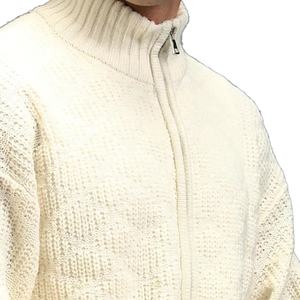 Abrigo de invierno de lana Sherpa personalizable para hombre, chaqueta con cremallera de color sólido y bolsillos transpirables, directo de fábrica - Product Image 4