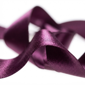 12mm 100% Polyester Deep Plum Dark Purple Single Face Satin Ribbon 10 Rolls X 8 Meter Shrink-Resistant Spa Gift <b>Boxes</b> Wholesale - Product Image 2