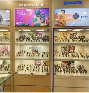 Elegant Modern Watch Store Interiors Custom Shelving Premium Materials Modular Display Units Smart Layout Functional Retail - Product Image 1