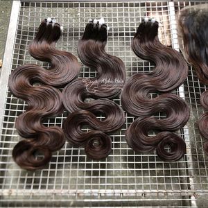 Últimas Venta caliente Extensiones de cabello ondulado del cuerpo Cabello de verano de moda Super sedoso brillante Paquetes de cabello vietnamita natural Pelucas rizadas - Product Image 5