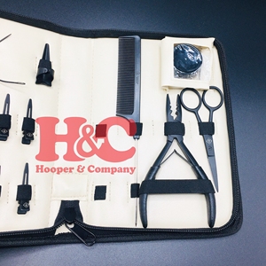 New Commercial Use Stainless Steel Hair <b>Extension</b> Pliers Kit with <b>Micro</b> Bead Pulling Loop Mini Hair <b>Extension</b> Tools Kit - Product Image 5