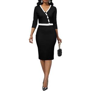 Robe polo pour femme pour événements d'entreprise - Uniforme de team building - Robes en coton piqué à manches courtes personnalisables - Product Image 6