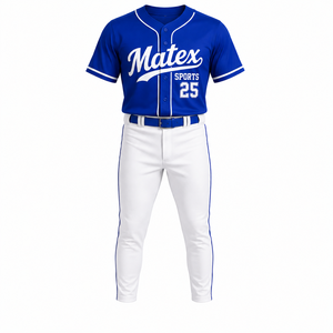 <b>Baseball</b> Training Uniform Breathable Jersey Pants <b>Set</b> Lightweight Sportswear for Team Practice and Matches - Product Image 1