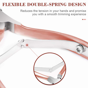 Zenith Foot Care Nail <b>Cutter</b> Professional Nail Nippers For Thick Toenails Salon Use Manicure Pedicure Strong Grip Sharp <b>Edge</b> - Product Image 6