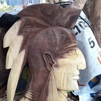 Boîtes décoratives carrées en bois sculpté à la main, artisanat NINNET Thaïlande L4-0005