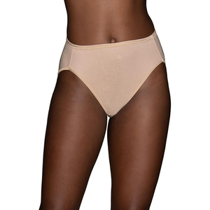 Ropa Interior Femenina Signature Fit, Bragas de Corte Alto, Tejido Ligero, Transpirable, Elástico, Sólido, Ecológico, Moderno, para Uso Diario - Product Image 1