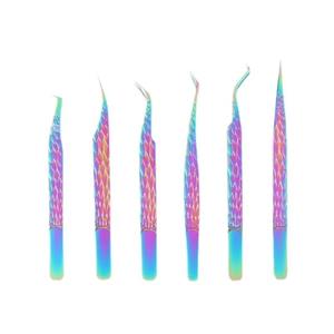 Pince à épiler haute précision en acier inoxydable pour extensions de cils, antistatique, pince à sourcils, outils de maquillage - Product Image 5