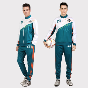 ชุดวอร์มแห้งเร็วระบายอากาศได้ดีปรับแต่งได้ชุดออกกำลังกายแฟชั่นสำหรับทีมกีฬากลางแจ้ง - Product Image 3