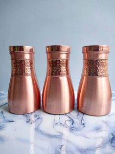 Copper Cocktail <b>Shaker</b> Set Hammered Finish Professional Bar Tool Set Premium Drink Mixer for Bar Home Bartender - Product Image 4