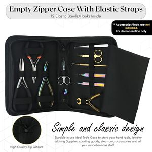 Customized Logo Printed High Quality Durable Stainless Steel Metal Plastic Hair Extension <b>Kit</b> <b>Mini</b> Salon Set Silicone Nylon - Product Image 3