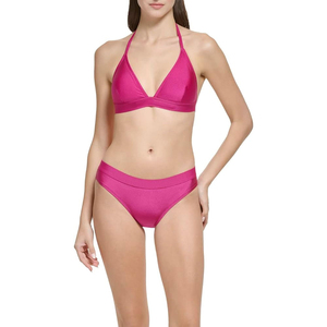 Ensemble bikini découpé pour femme, vente en gros, maillot de bain deux pièces, haut tendance, bas taille haute extensible, pour la plage, la piscine et les vacances - Product Image 3