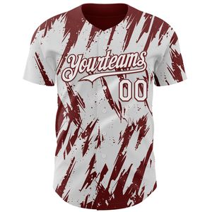 Custom Baseball Jersey Full Button Breathable Quick Dry Anti-Bacterial <b>V</b>-<b>Neck</b> Short Sleeve Unisex Sportswear 100% Organic Cotton - Product Image 4