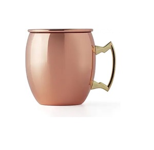 Ensemble de 4 mugs Moscow Mule, motif pierre électroplaqué, revêtement en acier inoxydable 304, parfait pour le vin et la bière - Product Image 6