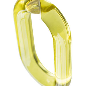 Décoration murale personnalisée en résine écologique faite à la main en forme de hibou, chaîne à maillons, objet de collection artistique pour la maison - Product Image 1