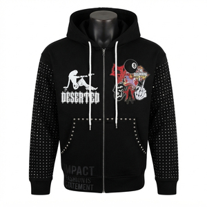 Sudadera con Capucha Personalizada para Hombre, de Felpa Gruesa, Estilo Oversize, Ropa Urbana de Marca Privada - Product Image 6