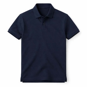 เสื้อโปโลผู้ชายสีน้ำเงิน แขนสั้น ผ้าปิเก้ คอตตอน ระบายอากาศได้ดี สวมใส่สบาย เหมาะสำหรับกอล์ฟ แบบเรียบง่าย ขายส่ง - Product Image 5