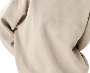 Autumn Wholesale Oversized Crew Neck Ladies Sweatshirts Long Sleeve Fleece Solid Casual High Quality Premium Women Sweatshirt - Product Image 6