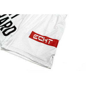 Shorts d'entraînement en maille pour hommes, en polyester et élasthanne de haute qualité, avec logo personnalisé sublimé, motif graphique, pour la course, le combat et la gym, avec cordon de serrage - Product Image 5