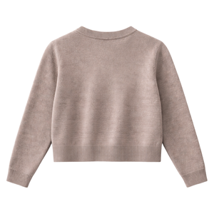 Cárdigan de Mujer de Lana Merino y Seda, Ligero, con Botones al Frente, Suave, para Uso Diario, Cómodo, Informal, para la Oficina, para Usar en Capas - Product Image 2