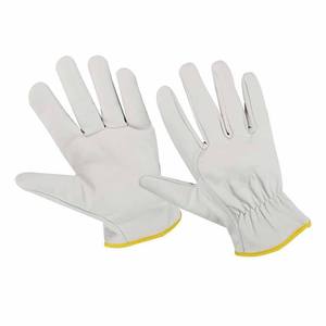 Guantes de Conducción de Piel de Cabra de Alto Rendimiento, Resistentes al Calor y a las Chispas, Duraderos, Guantes de Protección Personal - Product Image 1