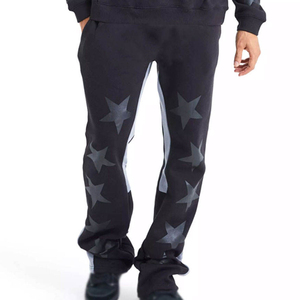 Ensemble de survêtement sportif en molleton technique 100% coton, coupe ajustée personnalisée, taille standard pour homme, avec logo personnalisé - Product Image 5