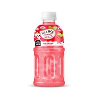 Groothandelsprijs 320Ml Pet Fles Lage Suiker Aardbei Sap Drinken Met Nata De Coco Oem/Odm Drank Fabrikant