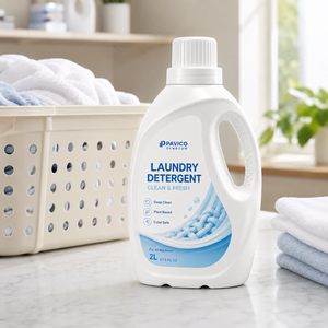 Pavico <b>Laundry</b> Detergent Bottle Handle Shape HDPE 2L Custom Color Screw Cap ISO 9001:2015 Certified for Liquid Soap Household - Product Image 5