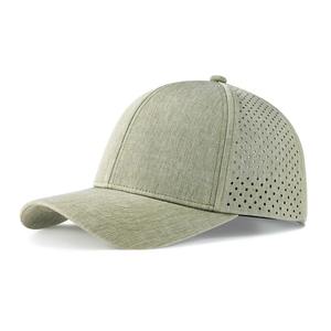 Casquette de baseball et de golf perforée découpée au laser, personnalisable avec logo, imperméable et à séchage rapide, modèle sportif vierge de haute qualité 2026 - Product Image 1