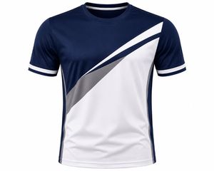 Camiseta Casual de Manga Corta para Hombre, Cuello Redondo, Sólida, Transpirable, de Secado Rápido, Tejido de Poliéster, Corte Regular - Product Image 2