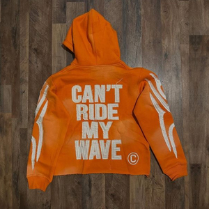 Sudaderas con Capucha para Hombre de Alta Calidad con Logotipo Personalizado, Bordadas, de Algodón Grueso, Felpa, Talla Grande, Sudaderas con Capucha Desgastadas para Hombre - Product Image 2