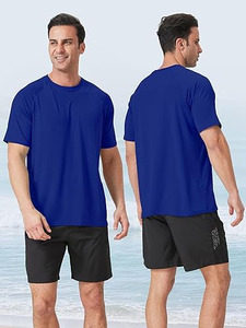 Paquete de 4 Camisetas de Protección Solar para Hombre, Manga Corta, Protección UV UPF 50+, Secado Rápido, para Pesca y Senderismo - Product Image 3