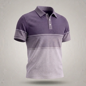 Polo en Coton Tricoté de Luxe pour Homme – Haut d'Été Professionnel avec Broderie 3D, Séchage Rapide et Respirant - Product Image 6